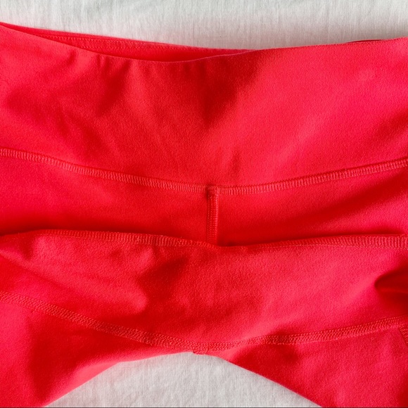 Alo Yoga Mesh Goddess Legging Neon Azalea Size Medium Dance Pilate - Picture 12 of 16